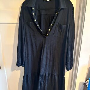 LOFT Black Mini Dress